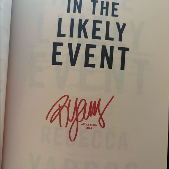 AUTHOR OF FOURTH WING Exclusive Apollycon edition- Rebecca Yarros’s book - Picture 2 of 2